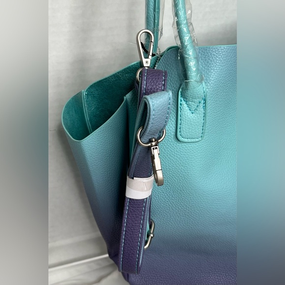 Pixie Mood Vegan Rachel Small Tote, Ocean Ombré, NWT - Picture 7 of 11